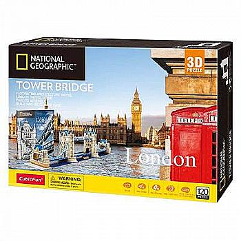 Трехмерная головоломка-конструктор National Geographic "Тауэрский мост" DS0978h (9780) Трехмерная головоломка-конструктор National Geographic "Тауэрский мост" DS0978h (9780)
