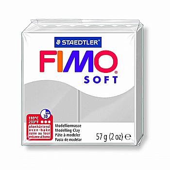 Пластика Soft, Сіра, 57г, Fimo Пластика Soft, Сіра, 57г, Fimo