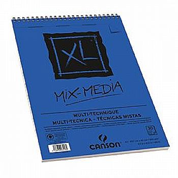 Альбом для акварелі А3 30 арк. 300 г "MIX MEDIA FIN", на пружині, 200807216 Canson Альбом для акварелі А3 30 арк. 300 г "MIX MEDIA FIN", на пружині, 200807216 Canson
