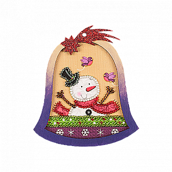 Іграшка ялинкова для вишивання бісером, FLE-035 Іграшка ялинкова для вишивання бісером, FLE-035