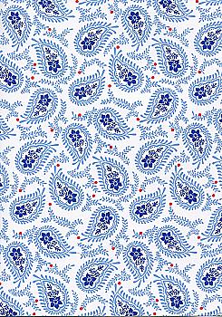 Бумага с рисунком "Пейсли дизайн" двухсторон. 300г/м2 21*29,7 см голубая Heyda Бумага с рисунком "Пейсли дизайн" двухсторон. 300г/м2 21*29,7 см голубая Heyda