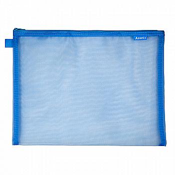 Папка на молнии А4, голубая, 1490-07-A Axent Папка на молнии А4, голубая, 1490-07-A Axent