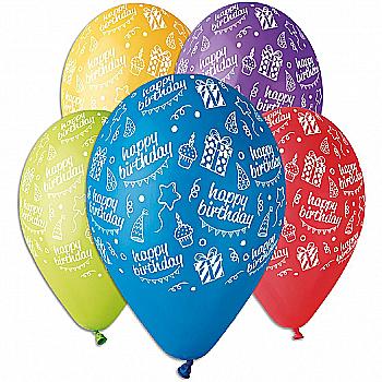 Кулька повітряна Шовкографія 12 пастель Подарунки, 3103-0013