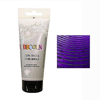 Гель-паста глянсова фіолетова 100 мл Decola Гель-паста глянсова фіолетова 100 мл Decola