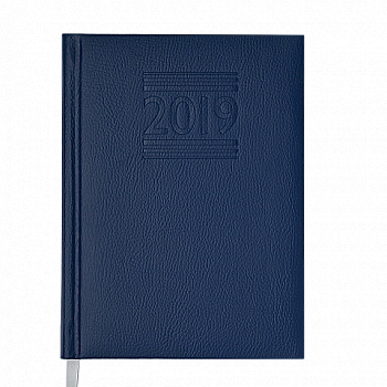 Щоденник датований A5, 2019, Belcanto, синій, BM.2176-02