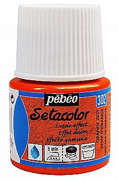 Фарба для тканини з ефектом замши Setacolor Opaque 45 мл, помаранчевий 295302 Pebeo Фарба для тканини з ефектом замши Setacolor Opaque 45 мл, помаранчевий 295302 Pebeo