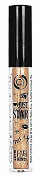 Глітер рідкий для обличчя Just Star 4ml 104 Crystal Gold, Colour Intense Глітер рідкий для обличчя Just Star 4ml 104 Crystal Gold, Colour Intense