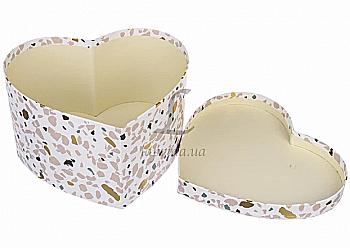 Подарункова коробка серце середня, W5808 Подарункова коробка серце середня, W5808