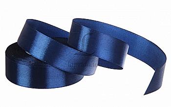 Лента атлас 25 мм-23 м, 120 темно синяя, 58-1619