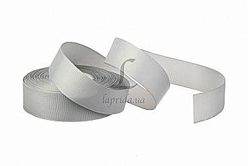 Лента репсовая 2,5 cм (18м) GX-200 серая
