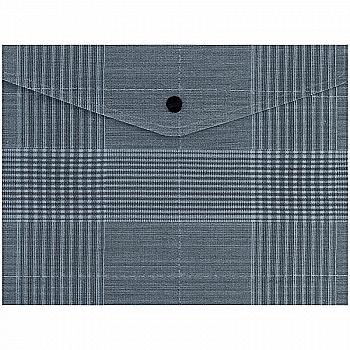Папка на кнопці А5+, Tartan Gray, 1496-17-A