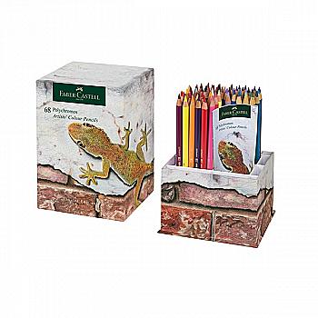 Набір кольорових олівців Polychromos 68 кол. в картон. коробці, 210050 Faber-Castell Набір кольорових олівців Polychromos 68 кол. в картон. коробці, 210050 Faber-Castell