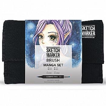 Набор маркеров SKETCHMARKER Brush "Манга" 24 шт, SMB-24MANG Набор маркеров SKETCHMARKER Brush "Манга" 24 шт, SMB-24MANG