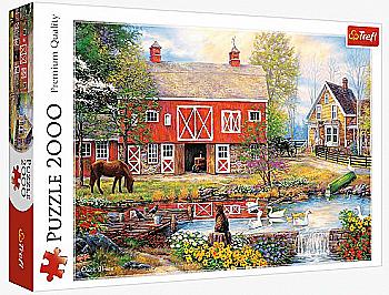 Пазл "2000" - Сільське життя, Trefl, 27106 Пазл "2000" - Сільське життя, Trefl, 27106