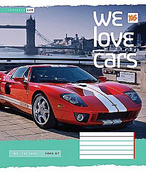Тетрадь 24 кл YES We love cars -18, 761665 Тетрадь 24 кл YES We love cars -18, 761665