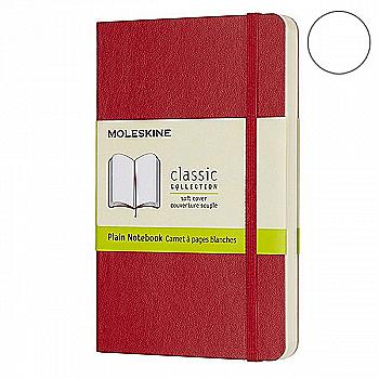 Блокнот Красный мягкий карман. нелинованные, Moleskine Classic, QP613F2 Блокнот Красный мягкий карман. нелинованные, Moleskine Classic, QP613F2