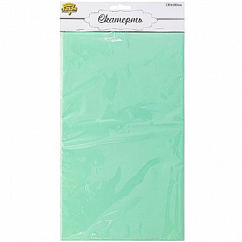 Скатерть п/э пастель мятная 130*180 см, 1502-4963