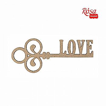 Заготовка Ключик "Love" 3, ДВП, 10*4 см, Rosa Talent (4) Заготовка Ключик "Love" 3, ДВП, 10*4 см, Rosa Talent (4)
