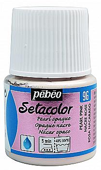 Фарба для світлих тканин Setacolor 45 мл непрозора перламутрова, рожева, 202-096 Pebeo Фарба для світлих тканин Setacolor 45 мл непрозора перламутрова, рожева, 202-096 Pebeo