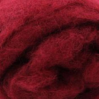 Вовна д/валяння Новозеландська 27 мк 50 г №3013, бордовий Чарівна мить Вовна д/валяння Новозеландська 27 мк 50 г №3013, бордовий Чарівна мить