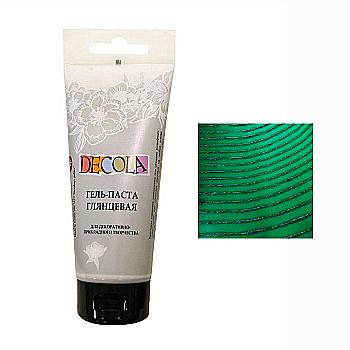 Гель-паста глянсова зелена 100 мл Decola Гель-паста глянсова зелена 100 мл Decola