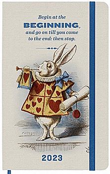 Щотижневик 2023 Alice середній, Кролик Канва, Moleskine, DAL12WN3CY23 Щотижневик 2023 Alice середній, Кролик Канва, Moleskine, DAL12WN3CY23