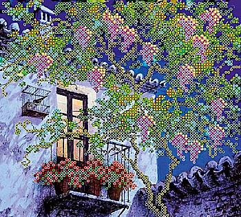 Схема для вышивки бисером "Тихий вечер"