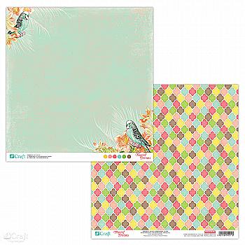 Бумага двухсторонняя 30,5*30,5 см Тропические мечты 04, PYDU-010-P04 DpCraft