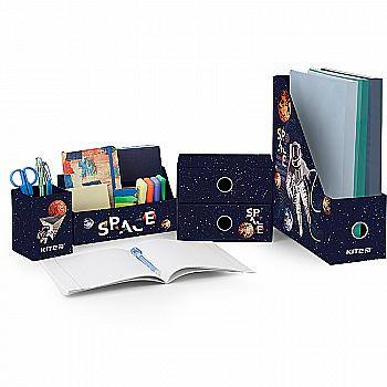 Органайзер настольный, 4 предмета, картон, Space Skating, K21-357-01 Органайзер настольный, 4 предмета, картон, Space Skating, K21-357-01