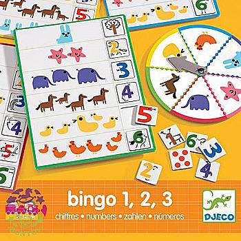 Игра настольная детская "Числа Бинго", DJ08318, DJECO
