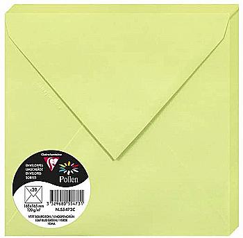 Конверт декоративный Pollen 165*165 мм (120 г), Green/Зеленый, 5473C Конверт декоративный Pollen 165*165 мм (120 г), Green/Зеленый, 5473C