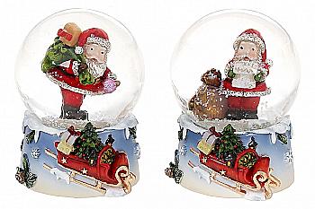 Куля водяна "Санта з подарунками" 6,3 см, 559-444