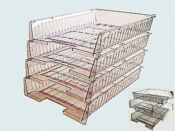 Лоток горизонтальний прозорий, ЛГ-1п Лоток горизонтальний прозорий, ЛГ-1п