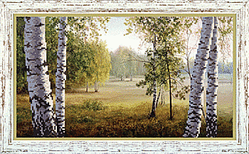 Схема для вышивания бисером СБ-068 32*17,5 см на авторской канве ТМ "Чарівна мить"