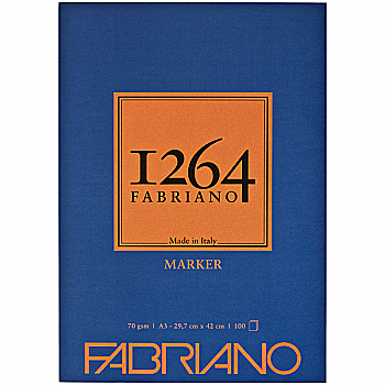 Склейка для маркерів 1264 А3, 70г/м2, 100 л., Fabriano Склейка для маркерів 1264 А3, 70г/м2, 100 л., Fabriano