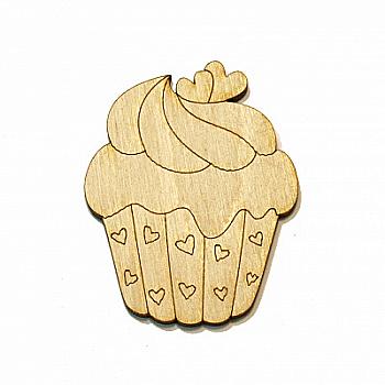 Заготівка дерев`яна Тістечко, в асортименті, 118(1-4/8-9) Заготівка дерев`яна Тістечко, в асортименті, 118(1-4/8-9)