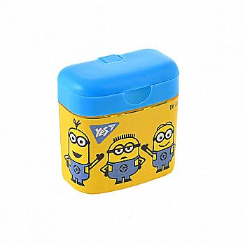Чинка подвійна з кришкою "Minions" YES, 620409 Чинка подвійна з кришкою "Minions" YES, 620409