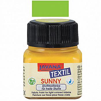 Фарба по світлим тканинам нерастек. JAVANA Травнева зелень Sunny 20мл Фарба по світлим тканинам нерастек. JAVANA Травнева зелень Sunny 20мл