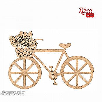 Заготівка Велосипед, ДВП, 11*7,5 см, 1 шт, Rosa Talent (5)