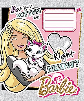 Зошит 12 лін YES Barbie Pets-16, 678604 (1909) Зошит 12 лін YES Barbie Pets-16, 678604 (1909)