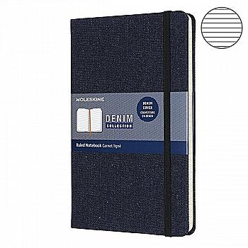 Блокнот Берлинская Лазурь средний линейка, Moleskine Denim, LCDNB1QP060 Блокнот Берлинская Лазурь средний линейка, Moleskine Denim, LCDNB1QP060
