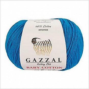 Пряжа Baby Cotton №3428 св-синій бавовна 60% акрил 40% 50гр 165 м Пряжа Baby Cotton №3428 св-синій бавовна 60% акрил 40% 50гр 165 м