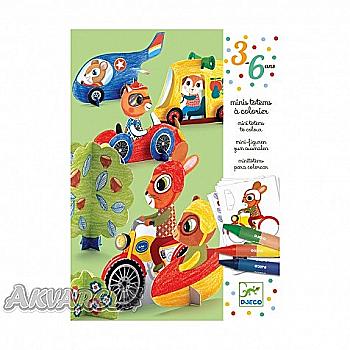 Набір д/творчості "Vroom Vroom" DJECO, DJ09862 Набір д/творчості "Vroom Vroom" DJECO, DJ09862