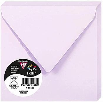 Конверт декоративный Pollen 140*140 мм (120 г), Lilac/Сиреневый, 5868C Конверт декоративный Pollen 140*140 мм (120 г), Lilac/Сиреневый, 5868C
