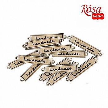 Мини-заготовка Тег "Handmade 3", фанера, 5,0*1,0 см, 1 шт, Rosa Talent (10) Мини-заготовка Тег "Handmade 3", фанера, 5,0*1,0 см, 1 шт, Rosa Talent (10)