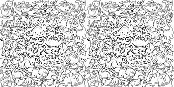Раскраска "Динозаврики" 60*120 см Раскраска "Динозаврики" 60*120 см