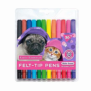 Фломастеры YES 12 цв. "Keith Kimberlin", 650467 Фломастеры YES 12 цв. "Keith Kimberlin", 650467