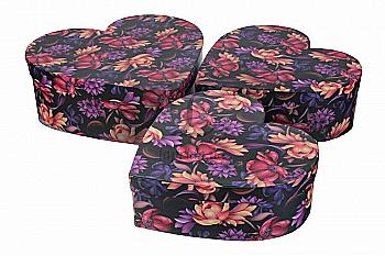 Подарункова коробка середня серце, W5222