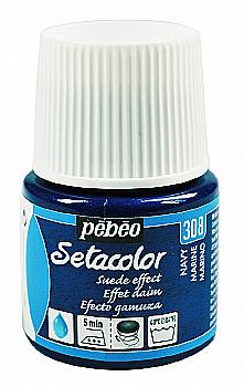 Фарба для тканини з ефектом замши Setacolor Opaque 45 мл, синій морський 295308 Pebeo Фарба для тканини з ефектом замши Setacolor Opaque 45 мл, синій морський 295308 Pebeo