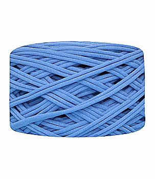 Пряжа трикотажна Bobilon Medium (7-9 мм), волошка Пряжа трикотажна Bobilon Medium (7-9 мм), волошка